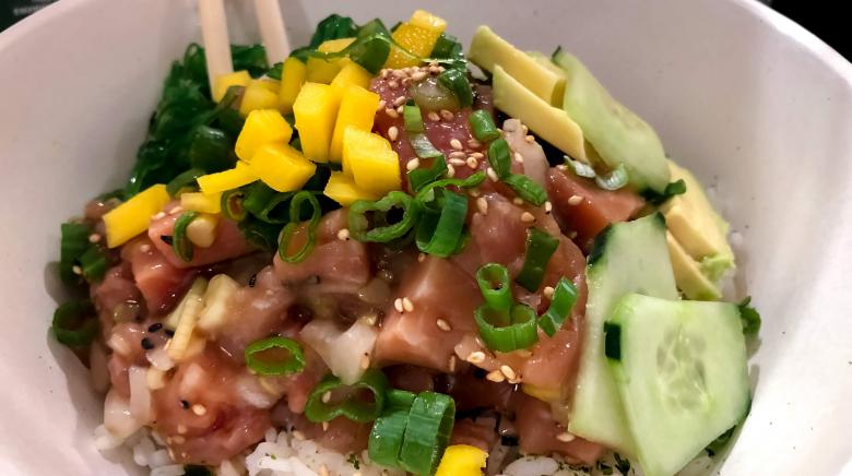 Traditional Hawaiian poke bowls in San Jose meet Brazilian acai!