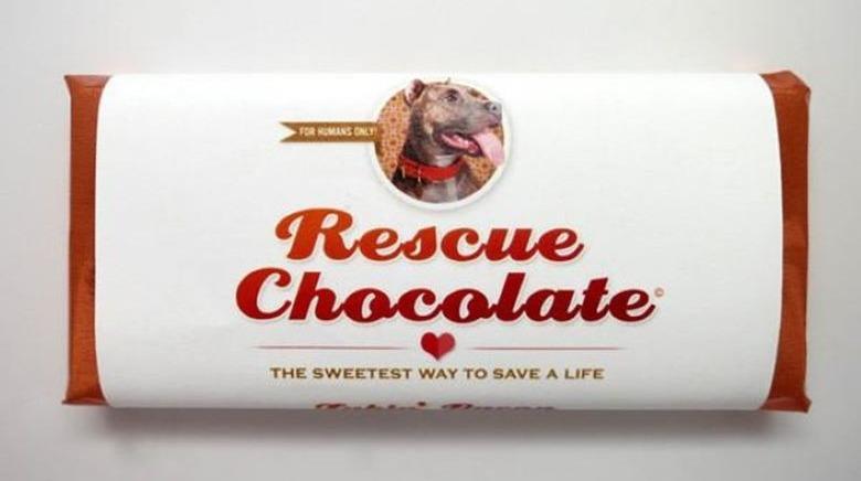 Satisfy your dark chocolate addiction and save a life with RESCUE CHOCOLATE! 