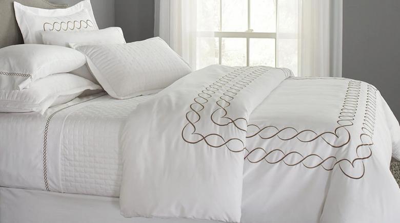 Jennifer Adams handcrafted luxury cotton towels, bathrobes, sheets & duvet sets Jennifer Adams handcrafted luxury cotton towels, bathrobes, sheets & duvet sets