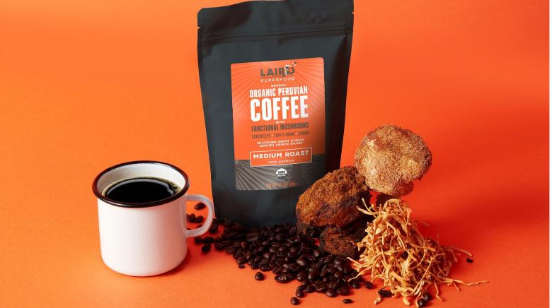 Laird Superfood Mushroom Coffee is packed with antioxidants to supercharge your day