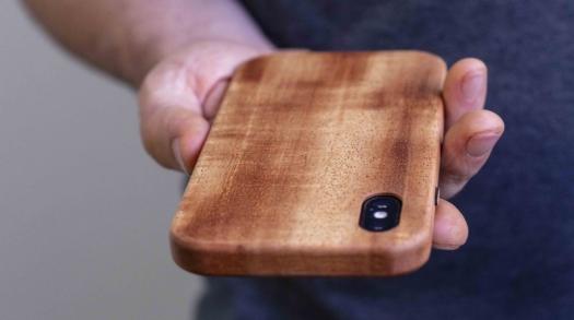 KerfCase crafts beautiful, sustainable mobile phone cases out of reclaimed wood